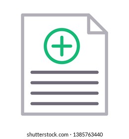 document add color line icon