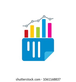 Document Analytic Logo Icon Design