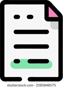 document animated, data, file, copy