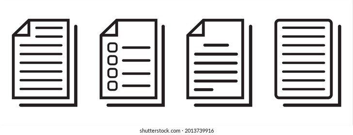 Document with approval check mark icon, quality sign.	
