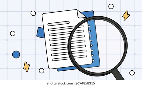 Auditoría de documentos con lupa