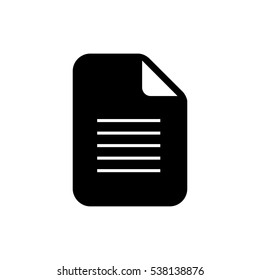 document blank Icon Vector Illustration