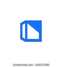 document box logo design vector sign