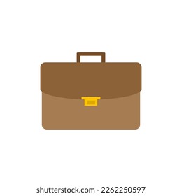 Document briefcase icon. Vector illustration on a white background.