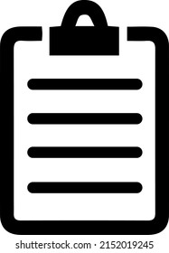 Icono de vector negro de negocios de documentos