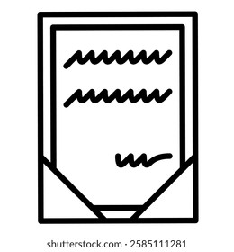 document business, on white background