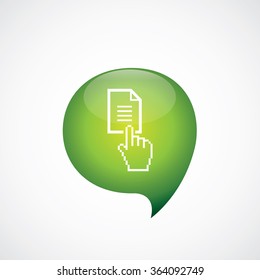 document button icon, on white background