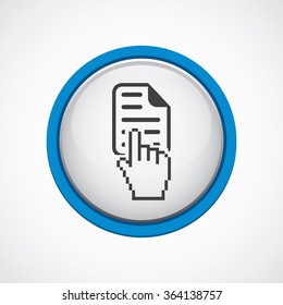 document button icon, on white background