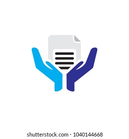 Document Care Logo Icon Design