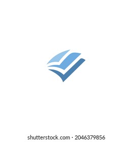 Document check audit logo vector, file check icon vector