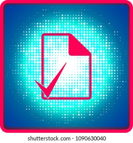 Symbol für Dokumentenprüfung