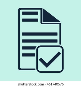 212,664 Icon paper check Images, Stock Photos & Vectors | Shutterstock