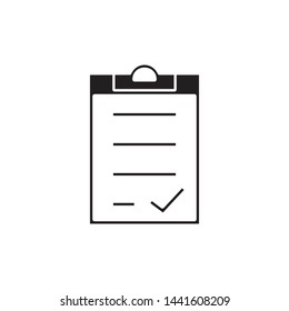 document with check mark symbol design illustration