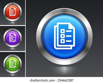 Document Checklist on Blue Round Button