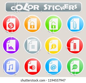 Document color stickers