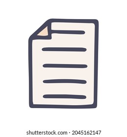 document color vector doodle simple icon design