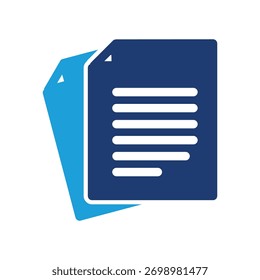 documento colorido ícone vetor design bom para web ou aplicativo móvel