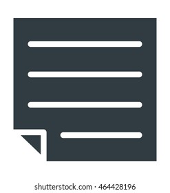 Document Colored Vector Icon