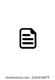 Document computer icon, vector illustration. Many computer icons that are used in everyday. Whether it's office work, and others. These icons are very important as our instructions for executing work.