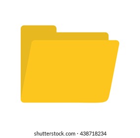 Document concept. Folder of office icon. vector graphic