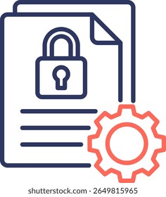 Document Control Icon Element for Design