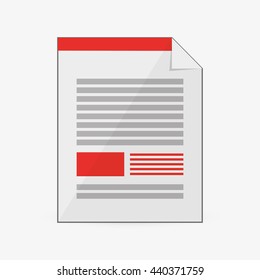 document design. Colorful illustration, vector graphic