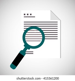 Document design. data icon. information concept