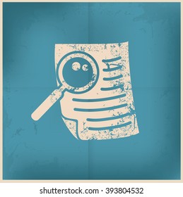 Document design on old background,vector
