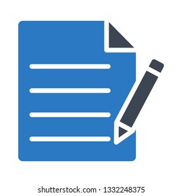 document edit glyph double color