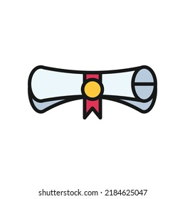 vector de ilustración de icono de educación de documentos