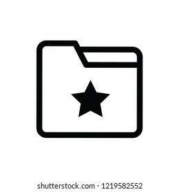 document, favorites vector icon
