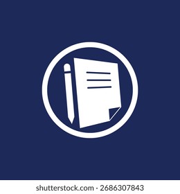 document file abstract logo modern style