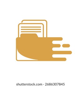 document file abstract logo modern style