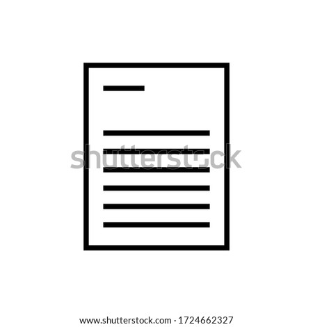 document file design icon illustration