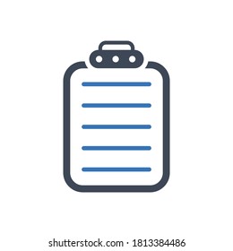 Document file flat vector icon