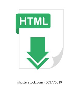 document file format with arrow download isolated icon vector illustration design