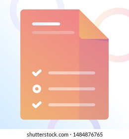 document file icon check uncheck 