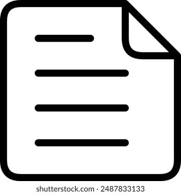 document or file icon, doc paper icon