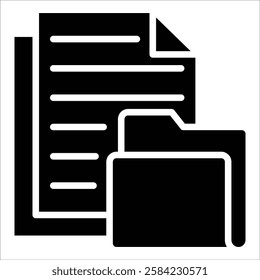 Document File Icon Element For Design