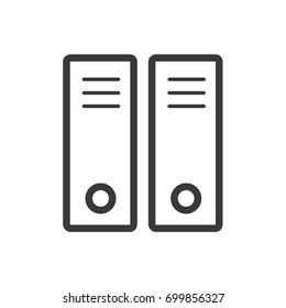Document file icon line style