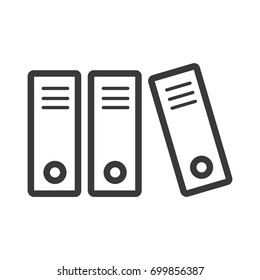 Document file icon line style