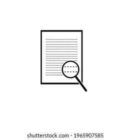 Document and file icon symbol illustration