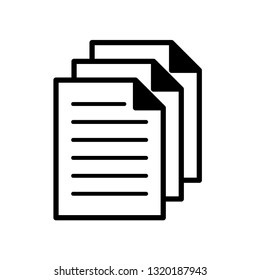 document - file icon vector