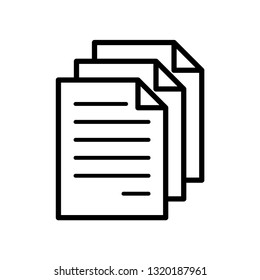document - file icon vector