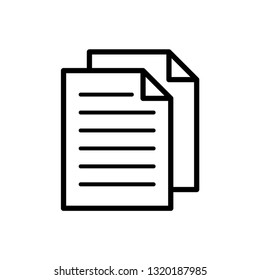 document - file icon vector