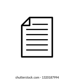 document - file icon vector