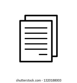 document - file icon vector