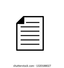 document - file icon vector