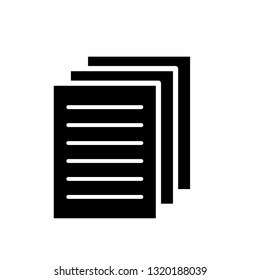 document - file icon vector