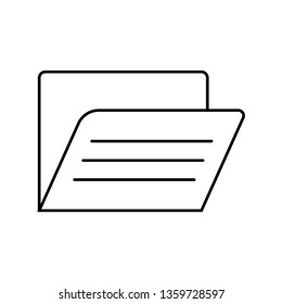 Document file icon - vector